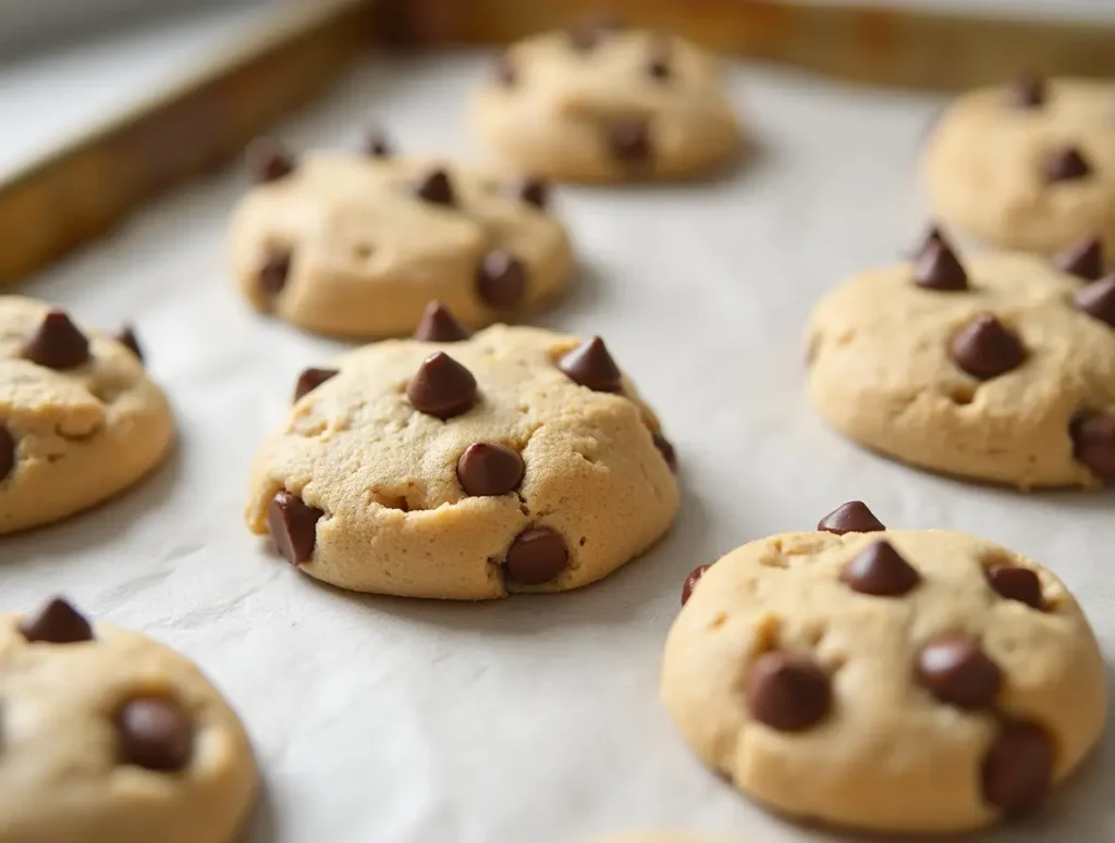 Serving pancake mix cookie recipe cookies on a plate