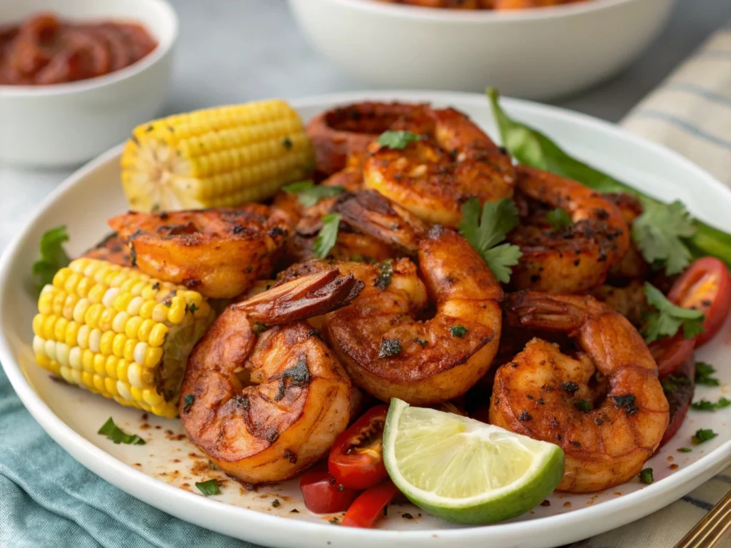 A flavorful Cajun-style BBQ shrimp marinade made with bold spices, garlic, and lemon, perfect for grilling.

