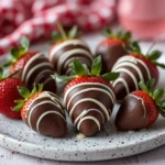 How to make chocolate dipped strawberries – Ready to serve on a platter