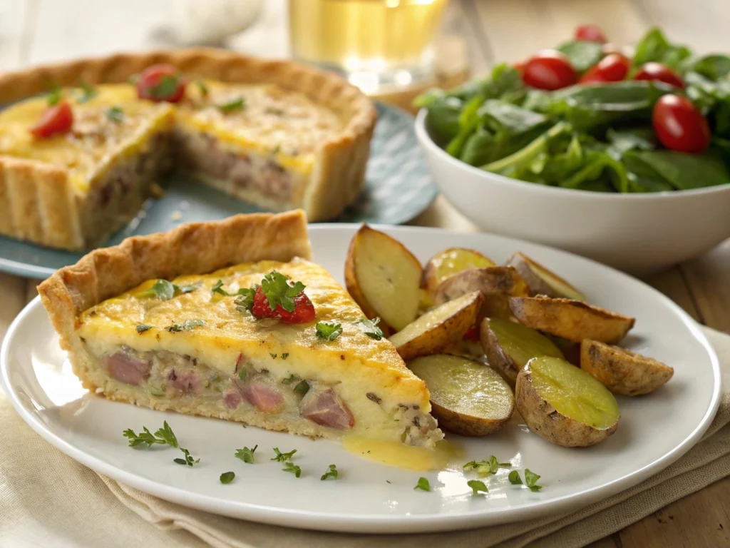 Tips for serving, storing, and reheating sausage quiche to maintain its flavor and texture.