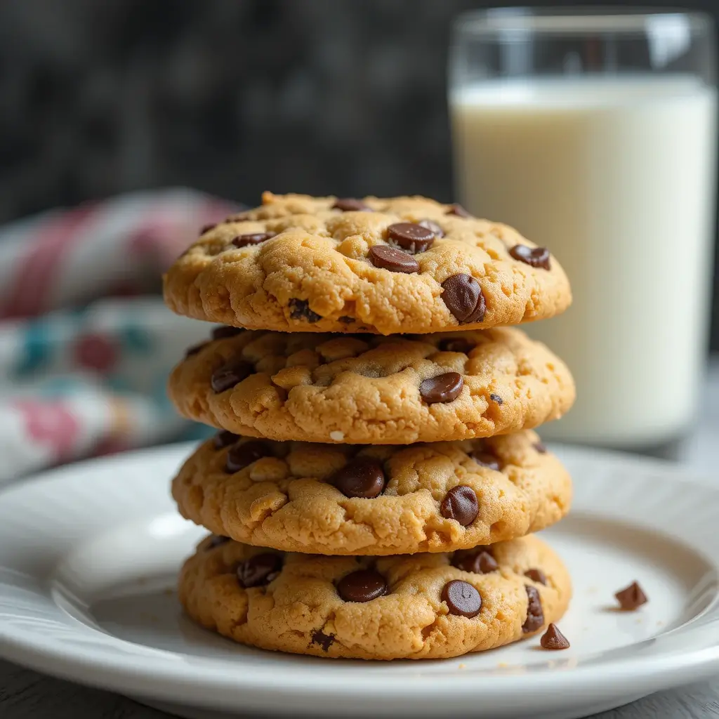 Cookies out of pancake mix cooling on a rack.