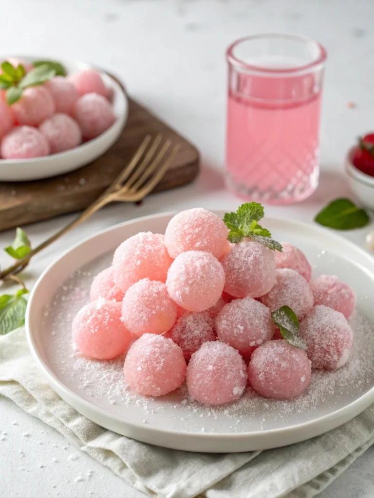 Bowl of Pink Cotton Candy Grapes, displaying their vibrant pink color and juicy texture.