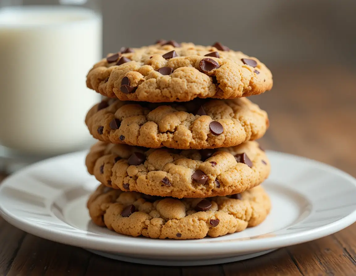 Cookies out of pancake mix fresh out of the oven, golden and soft.