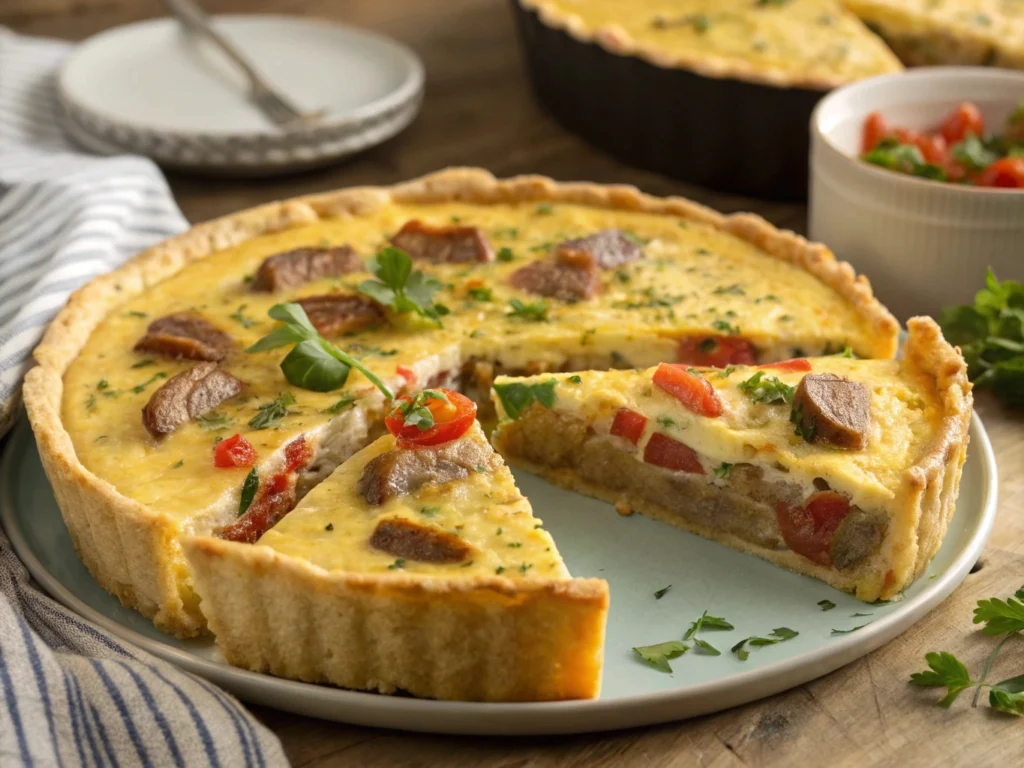 Delicious variations of sausage quiche with different fillings and flavors to try.